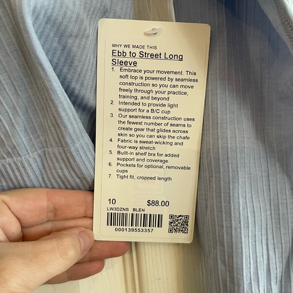 Lululemon ebb to street long sleeve - Picture 3 of 3